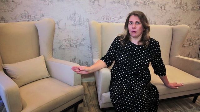 Видео отзыв на комплект мягкой мебели серии Фантазёр в составе из кресла, дивана и пуфика для ног. смотреть онлайн