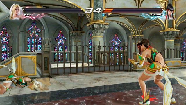 Tekken 7 mods | Nina 💥 Kazumi (Xenoblade Cosplay mod) | CPU vs CPU AI vs AI смотреть онлайн