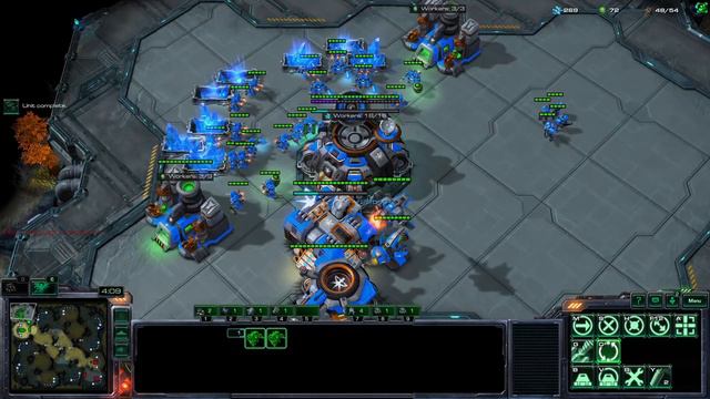 Starcraft 2: Terran Gameplay / Ladder | "gg betrter race" смотреть онлайн