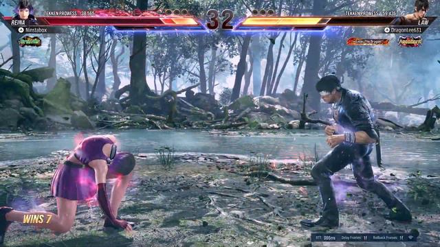 TEKKEN 8 REINA GAMEPLAY MATCHES 2 смотреть онлайн