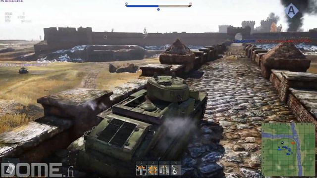 War Thunder Ground Forces - fighting in Soviet T-28 tank смотреть онлайн
