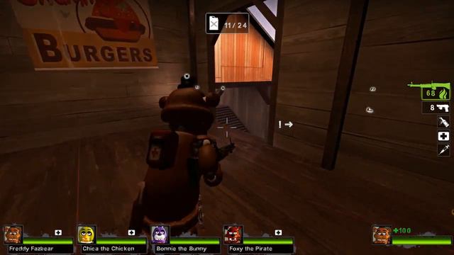 FNAF Vs Thomas the Tank - Epic Battle - Left 4 dead 2 Gameplay (Left 4 dead 2 Custom Skin mods) смотреть онлайн