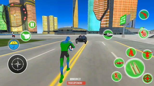 Frog Rope Superhero #2 | Flying Hero Vegas Gangster City - Android GamePlay смотреть онлайн