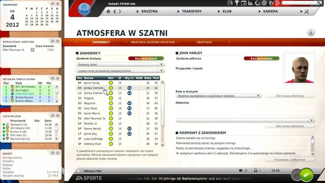 Let's play FIFA Manager 12 PL Aldershot Town Part 10 смотреть онлайн