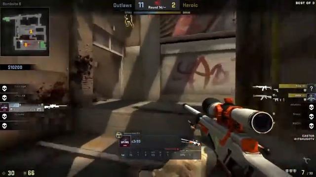 Outlaws.GG CeRq with 2 AWP kills on Train #CSGO #Stream #HLTV #eSports смотреть онлайн