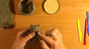 Котик - Мастер -класс - Лепка из глины