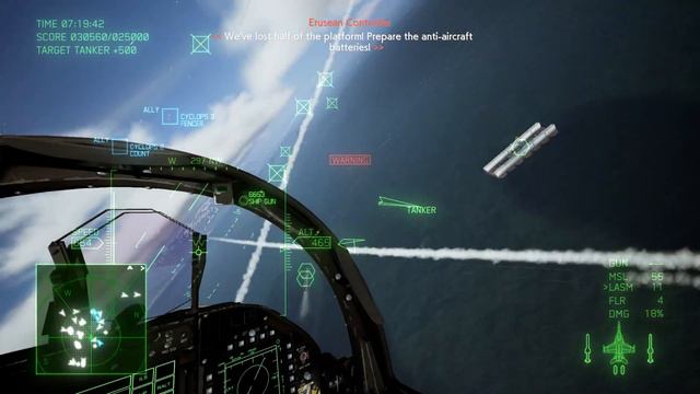 VR for ACE COMBAT 7 on PC - Mission 11 смотреть онлайн