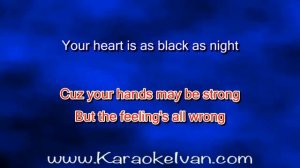 Beth Hart - Your Heart Is As Black As Night (KARAOKE)