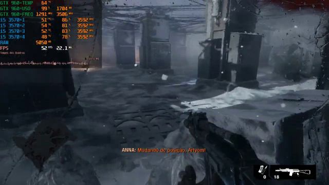 Test Metro Exodus i5 3570 + GTX 960 смотреть онлайн