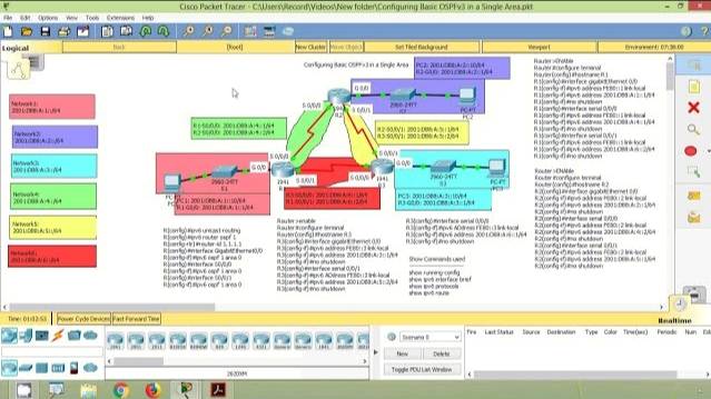 Configuring Basic OSPFv3 in a Single Area Step by Step | CISCO Certification смотреть онлайн