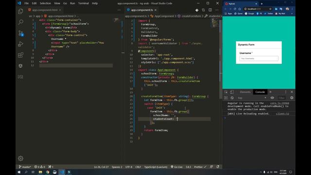 57.Forms - Part 12 - Dynamic Forms #1 - Master Angular Framework In Arabic смотреть онлайн