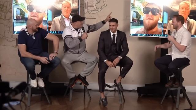 Presser Ends After John Fury Speaks About Jake Pauls Girlfriend смотреть онлайн