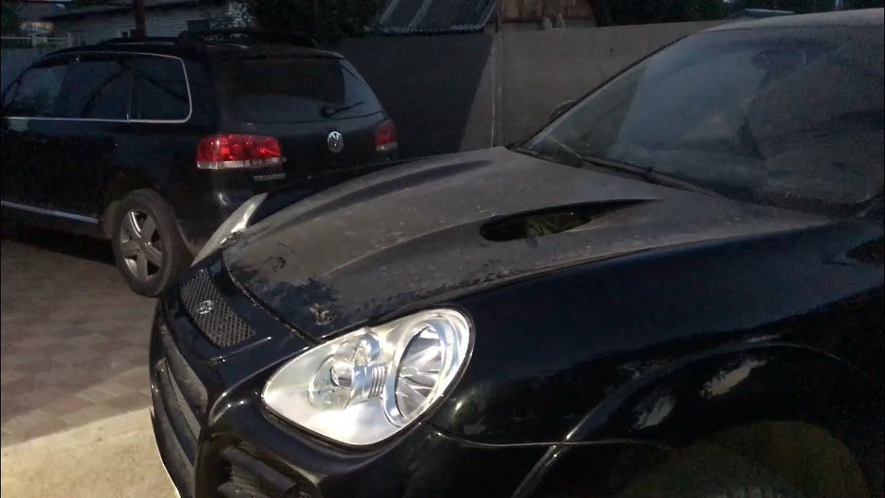 PORSCHE CAYENNE 3UZ .Замена тормозов.Первый выезд.