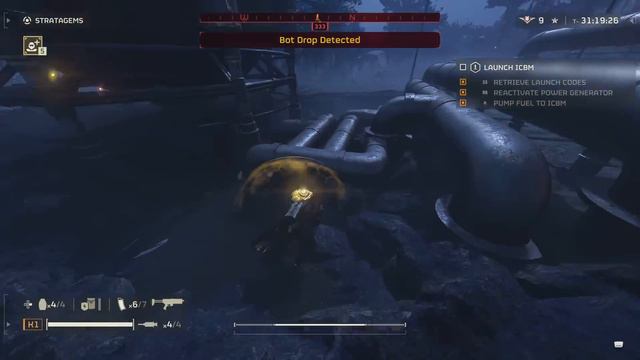 Helldivers 2 Solo ICBM (Deathless DIF9 Malevelon Creek) смотреть онлайн