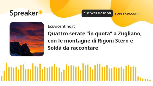 Quattro serate “in quota” a Zugliano, con le montagne di Rigoni Stern e Soldà da raccontare смотреть онлайн