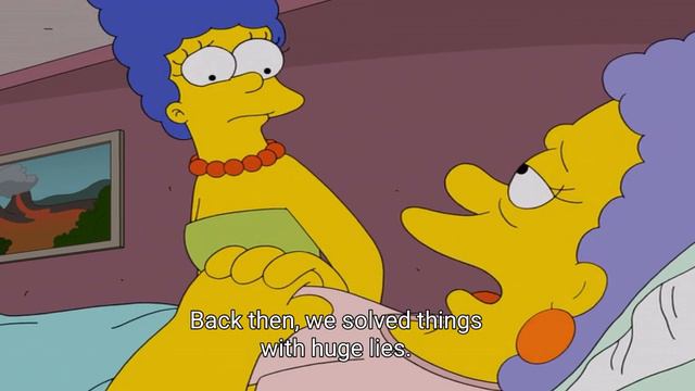 The Simpsons | Selma is Marge's mother смотреть онлайн