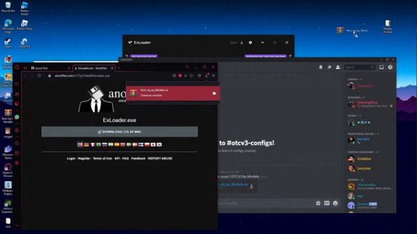 How to import a cfg for otc3 using exloader!