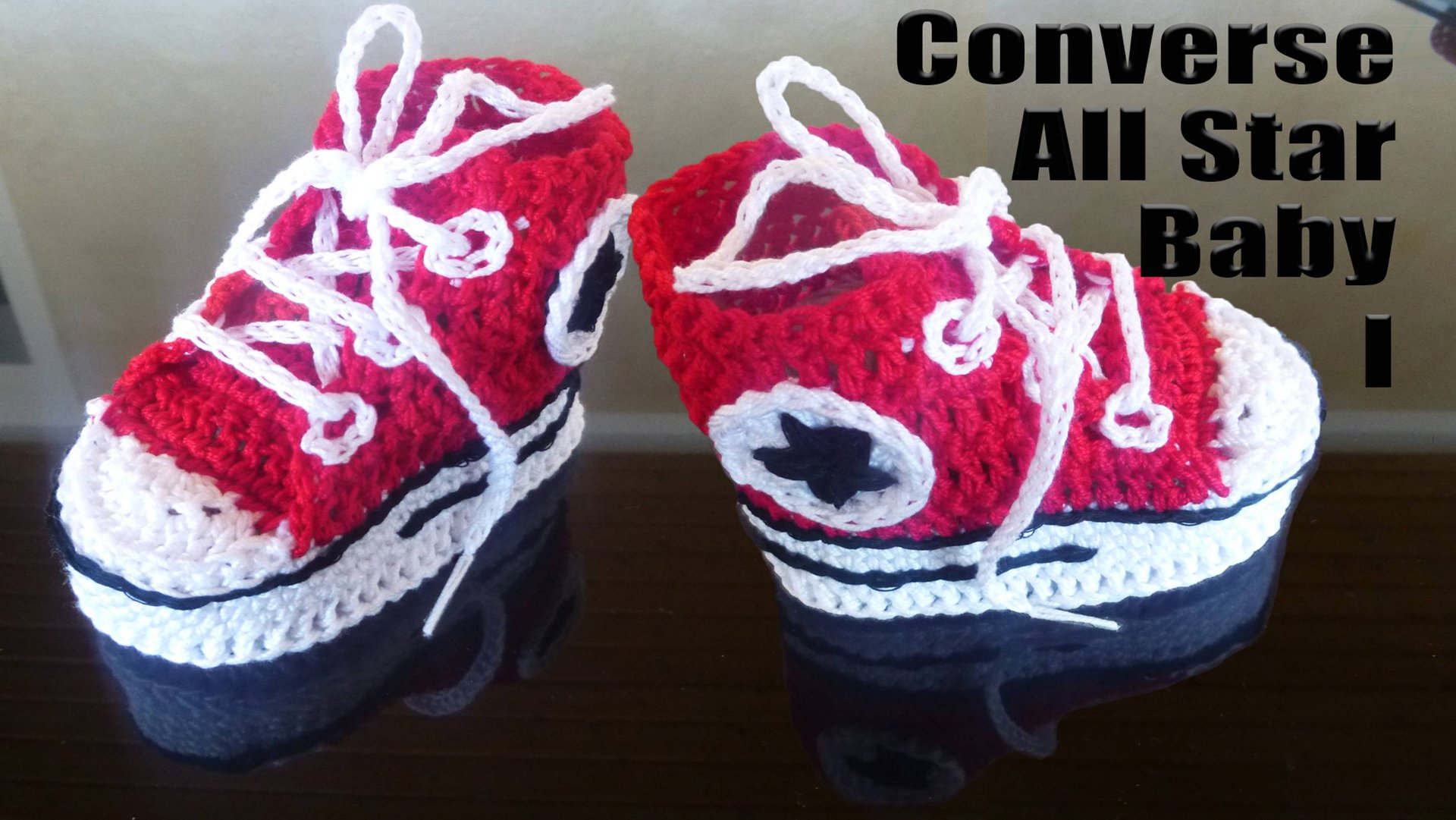 Модные пинетки- кеды Converse All Star для новорожденного I (подошва) / Вяжем крючком для детей смотреть онлайн