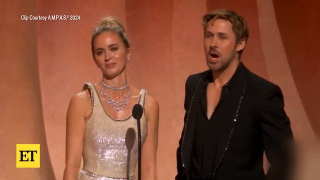 Emily Blunt And Ryan Gosling Air Out Barbenheimer Beef On Oscars Stage