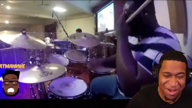 HA!! James Fortune Looked Like He Wanted To Hop On Keys!!!Drummer Reactions - Kwesi Robinson