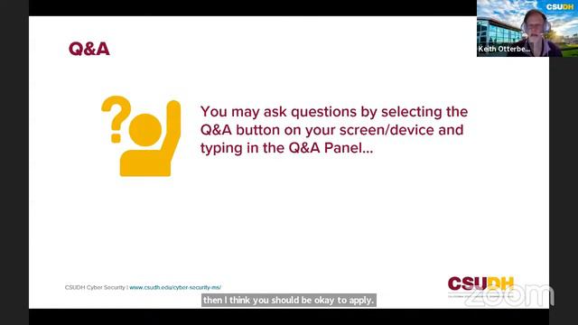 Info Session: CSUDH MS in Cyber Security | Webinar (4/17/21) смотреть онлайн