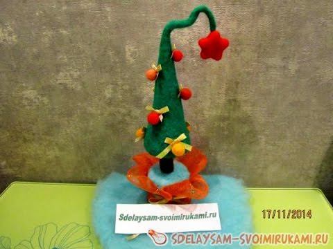 Как сделать креативную елку своими руками смотреть онлайн