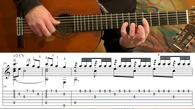 A TIME FOR US - Romeo and Juliet - Full Tutorial with TAB - Fingerstyle Guitar смотреть онлайн