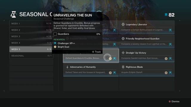 Destiny 2 - New Seasonal Challenges - Season 20: Week 5 смотреть онлайн