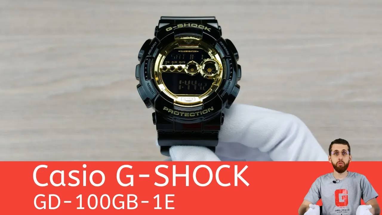 Яркий и Вызывающий G-SHOCK / Casio GD-100GB-1E