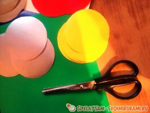 Шар из цветной бумаги. Как сделать смотреть онлайн