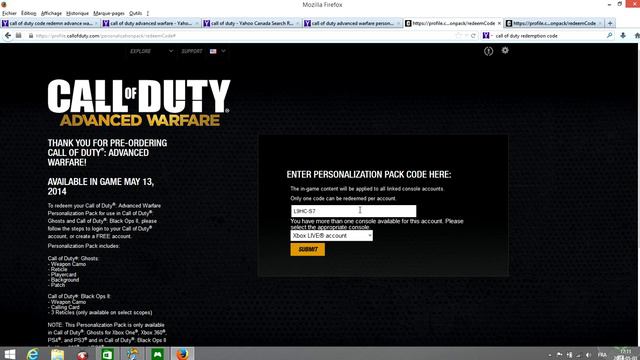 Call Of Duty Advanced Warfare Pre-Order Bonus (GameStop Only) смотреть онлайн
