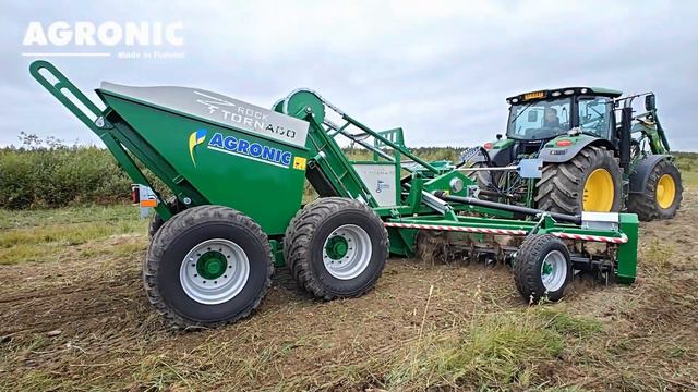Финский подборщик камней Agronic Rock Tornado 550 смотреть онлайн