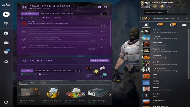 Getting 2020 Service Medal Tier 1 in CSGO смотреть онлайн