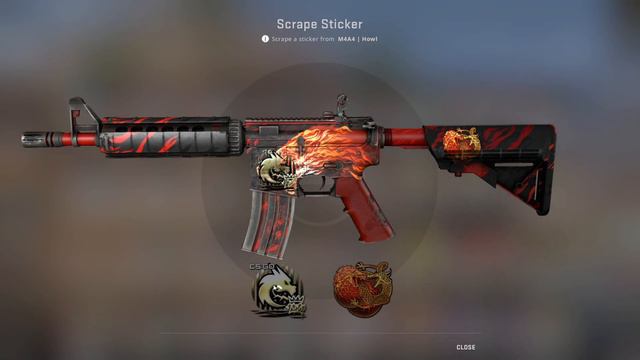 Secret sticker on M4A4 Howl смотреть онлайн