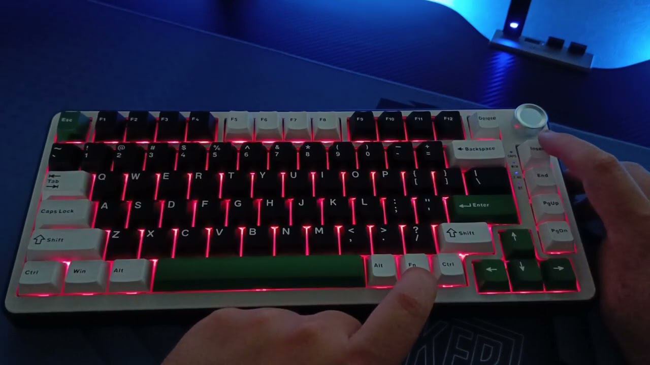 Обзор механической клавиатуры Yunzii B75 Pro — фирменный софт и RGB подсветка смотреть онлайн