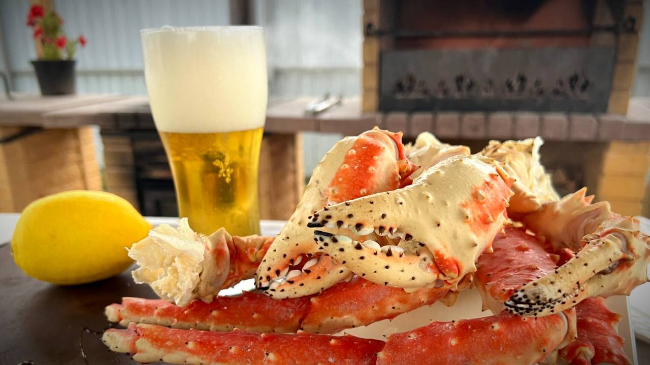 Мясо КРАБА. Как Приготовить Камчатского Краба ПРАВИЛЬНО! смотреть онлайн
