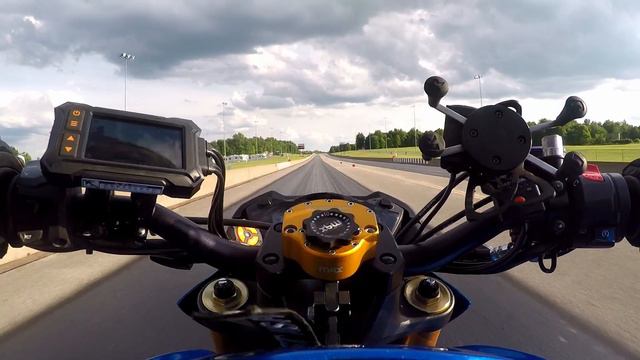 GSX-S1000 1/4 Mile Test & Tune Race1