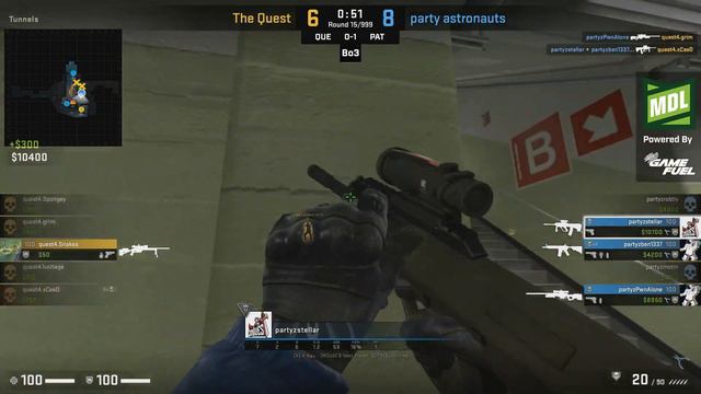 The Quest vs Party Astronauts - Nuke - Map 2 - Playoffs - ESEA Mountain Dew League Season 31 смотреть онлайн