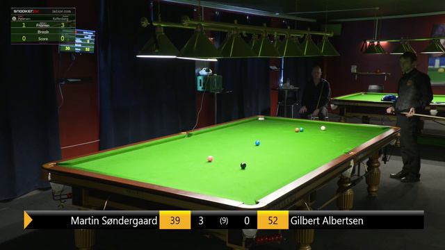 DM Snooker Individuelt 2016/17 | Martin Søndergaard - Gilbert Albertsen | Semifinale смотреть онлайн