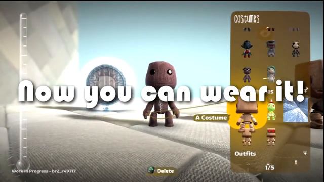 LittleBigPlanet 2 BETA Tutorial How To Get a Sackbot costume смотреть онлайн
