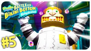 ЗЛОЙ РОБОТ-СЭНДИ АТАКУЕТ! ➤ SPONGEBOB SQUAREPANTS: Battle for Bikini Bottom - Rehydrated