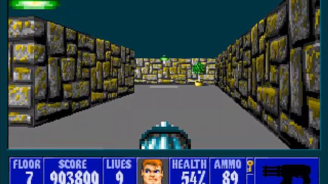 Wolfenstein 3D: Spear of Destiny - Floor 7 (100%) смотреть онлайн