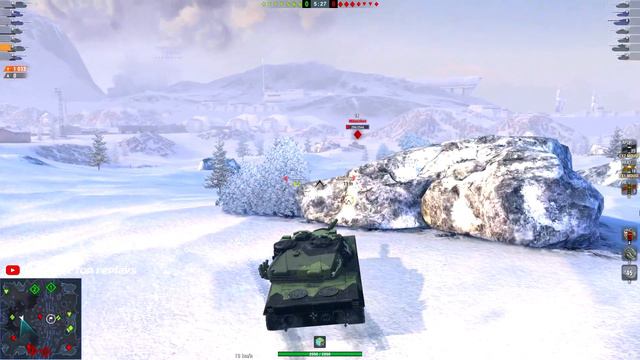 1v2 Tiger II / KpfPz 70 Cavalry / P.43 ter / WoT Blitz *SR смотреть онлайн