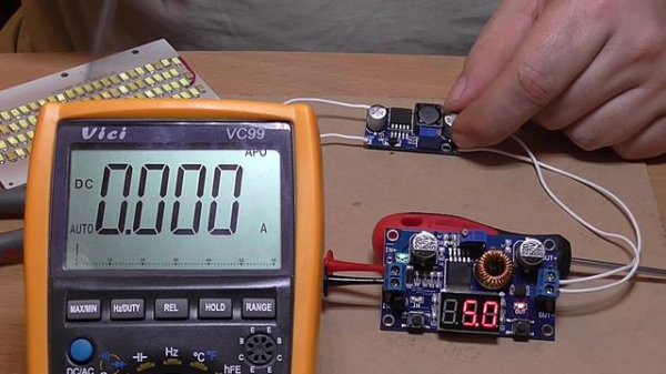 dc-dc converter. Проверка повышающего модуля.