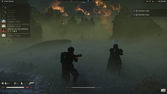 Helldivers 2, but my friend is one with the birds. смотреть онлайн