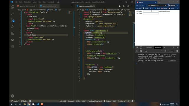 52.Forms - Part 7 - Form Validation - Create Custom Validators #1 - Master Angular Framework In Ara смотреть онлайн