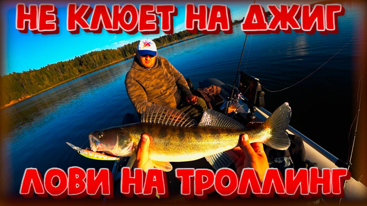 Не клюет на джиг? Лови на троллинг! Осенняя рыбалка на Рузском водохранилище. Судак, щука, окунь.