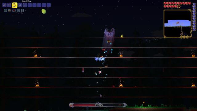 Terraria eye of Cthulhu Bossfight - Expert difficulty