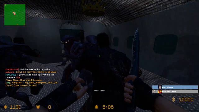 Counter Strike Source - Zombie Escape mod online gameplay on ze_space_flight_p2 map смотреть онлайн