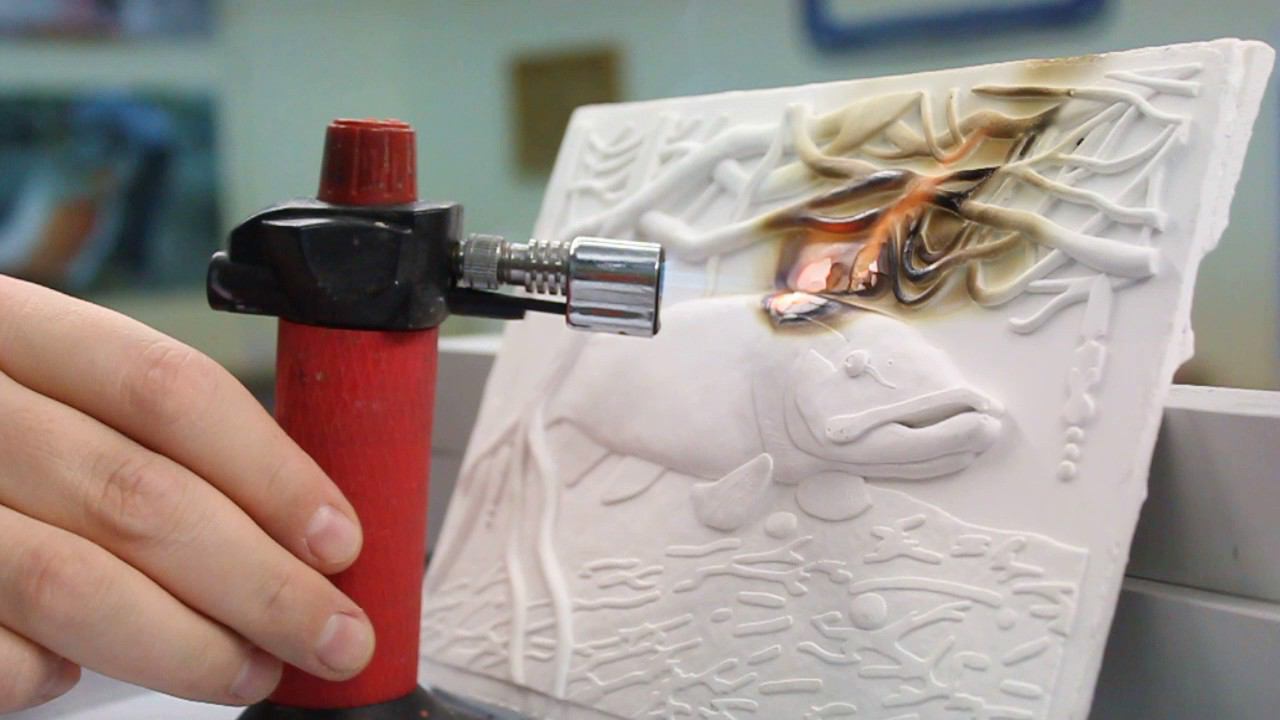 Изделие из акрилового гипса устойчиво к возгоранию. смотреть онлайн